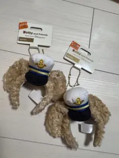 【HKDL】ダッフィー カチューシャ キーホルダー 2個セット 香港ディズニー