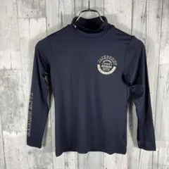 JACK BUNNY ゴルフレディースSサイズネイビー 長袖タートルネックシャツ