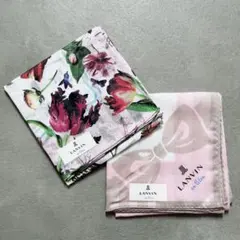 《新品》LANVIN en Bleu ハンカチ 2枚セット ランバンのサムネイル