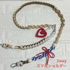値下げ中☆パラコード2wayスマホショルダー スマホショルダー　ストラップ