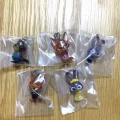 ズートピア 2　めじるしアクセサリー　コンプリートセット　ガチャ