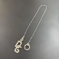 今月のみ値下げ　美品　ドルガバ　ダブルGロゴクリスタルネックレス
