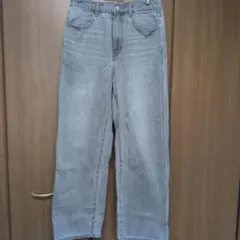 GLOBAL WORK　GOODデニムバギーパンツ　Lサイズ　ライトグレーのサムネイル