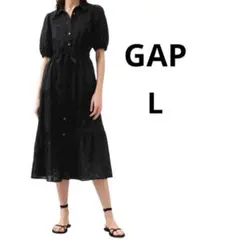 GAP⭐︎レースシャツワンピース 半袖　L インナー付き