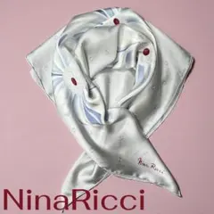 NinaRicci 　ニナリッチ　ブルー　シルク　ヴィンテージ