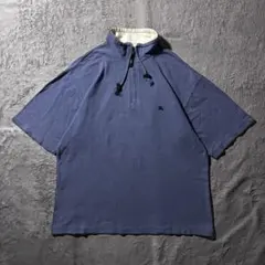 【Y8910】Burberry London ハーフジップスウェット　サイズLのサムネイル