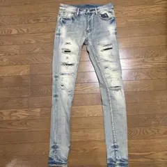 mnmlライトブルー スキニーデニムサイズ30