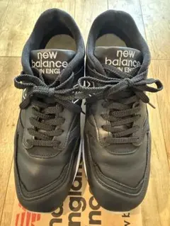 限定完売☆New Balance M1500BK ブラック オールレザー US9