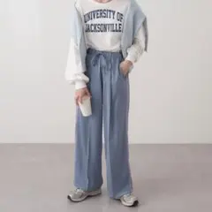 CIAOPANIC TYPY サテンラインパンツ