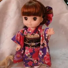 ハンドメイド:メルちゃんソランちゃん着物セット46