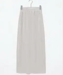 【新品タグ付き】notch. プリーツIラインスカート ナロー　フリーサイズ