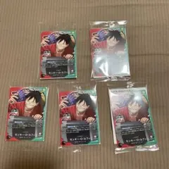 一番くじ ワンピースカードゲーム プロモ モンキー・D・ルフィ 5枚セット
