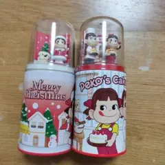 不二家 ペコちゃん ポコちゃん キャンディ缶2点セットのサムネイル