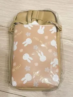 miffy うさぎ柄 スマホショルダーバッグ
