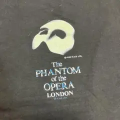 ムービーTシャツ 80s オペラ座の怪人 Lサイズ 黒　シングルステッチ