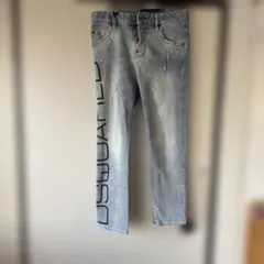 DSQUARED2 ダメージ加工 ストレートデニム　34 Skater Jeanのサムネイル