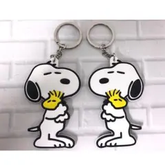 スヌーピー SNOOPY キーホルダー ２個セット 可愛いデザイン ♡