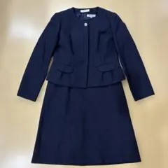 【美品】リファンネ 東京ソワール セレモニーセットアップ　レース　ツイード　ラメ