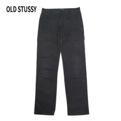 90s 00s OLD STUSSY カーゴ パンツ チノパン ブラック 30