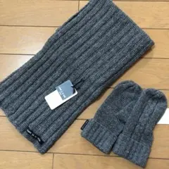 COMME CA DU MODE キッズ　マフラー&手袋セット