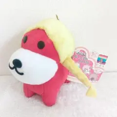 平成レトロ！アフロ犬 ぬいぐるみ サンエックス オサゲ犬 三つ編み