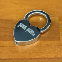 【美品】FolliFollie ハート型 キーリング キーホルダー シルバーのサムネイル