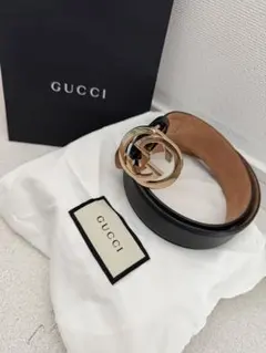 7月末まで限定値下げ　GUCCI インターロッキングG ベルト　本革ベルトのサムネイル