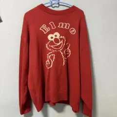 【Niko and…】セサミストリート コラボ ニットプルオーバー エルモ