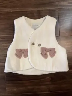 ベビー　ベスト　70〜80 リボン