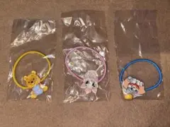 ディズニーキャラクター　Twinkle ゴム 3点セット