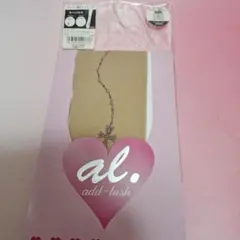 add-lush タトゥー風ストッキング ベージュ※M-L※クロス柄