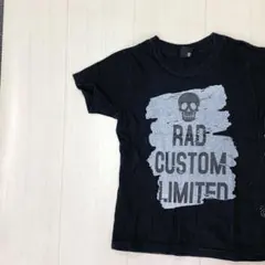 美品 ラッドカスタム スカルプリント 半袖Tシャツ 120 ロックのサムネイル