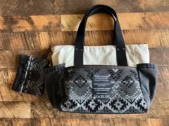 blackオルテガ×denim✴︎3way トート ショルダーバッグ ポーチ付き