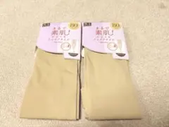 チュチュアンナ まるで素肌のようなフェイクタイツ M〜L ライトベージュ