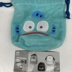 はぴだんぶいふわふわフェイス巾着ハンギョドン