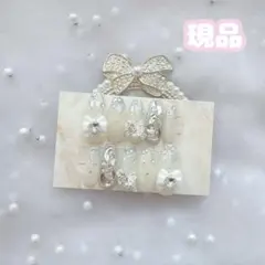 【現品】ネイルチップ ラメグラ ワンホン 韓国 量産型 埋めつくし ちゅるん