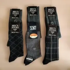 ✨️新品✨️未使用　プレイボーイ他メンズソックス6足セット✤グレー系・ブラック系