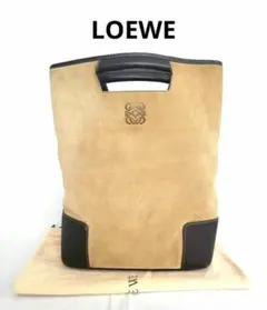 LOEWE ロエベ ハンドバッグ トートバッグ スエード アナグラム ビンテージ