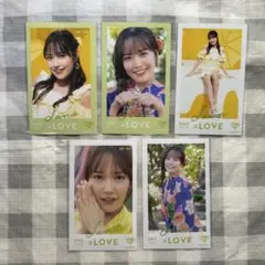 諸橋沙夏 =LOVE イコラブ ミニフォト vol.1 vol.2 5枚セット