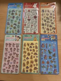 Disneyプクプクシール　Disneyキャラクター