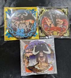 ONE PIECE 缶バッジ カイドウ キング 3点セット - メルカリ
