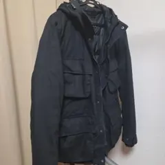 ブラック フード付きジャケット