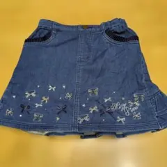 今週いっぱいメゾピアノ＊デニムスカート120