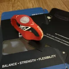 ⭐️【新品】POWER BALANCE シリコンブレスレット レッド Sサイズ⭐️のサムネイル