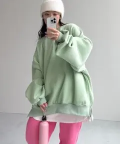 にゃん様専用。[wee9s]osumitukiスウェット ミント