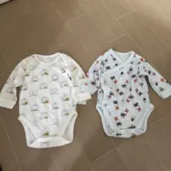 UNIQLO Baby ミッフィー ボディスーツ 2枚セット 60 70