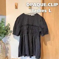 OPAQUE.CLIP レディース 半袖 トップス ブラック Lのサムネイル