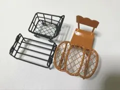 ナチュラルキッチン ミニチュア アイアン家具 ハロウィン 4点セット