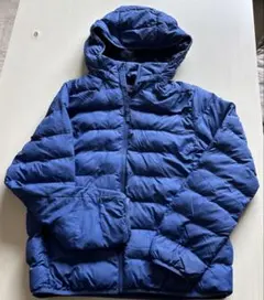 ユニクロ　ネイビー ダウンコート サイズ160