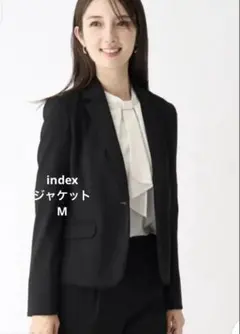 index DELEGANT テーラードジャケット ブラックのサムネイル